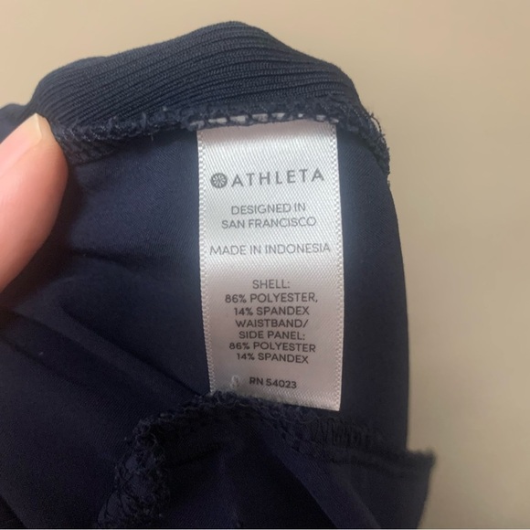 Athleta Brooklyn Ankle Pant in Navy Blue Size 2P 2 Petite - Picture 10 of 11
